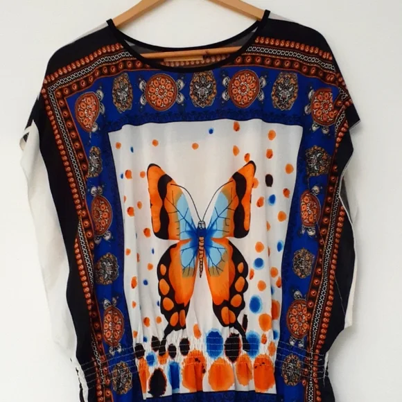 Beautiful festive butterfly blouse - Picture 3 of 4